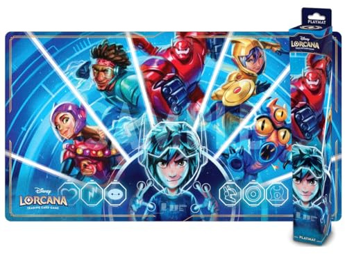Ravensburger - Disney Lorcana TCG: Set 7 Big Hero 6 | Tapete Cartas con Una Medida 61 X 34,3 Cm | Disney Lorcana con Un Diseño Único | Tapete Juegos De Mesa De Calidad