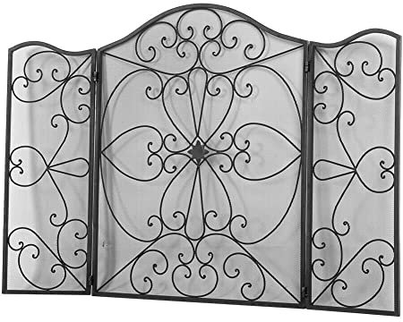 NSTVVEE I Pannelli per camini Parafuoco per Griglie Intorno ai caminetti Parascintille per camini Schermi Piatti per camini Decorativi