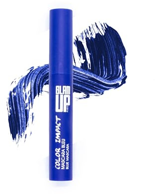 Glam'Up Paris – Mascara Electric Blue – Color Impact – Ultra Pigmentiert – langer Halt – intensiver Blick – Volumen & Länge – ohne Pakete – Blau