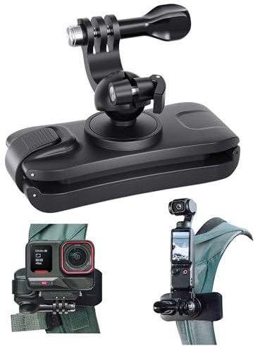 MotuTech - Soporte giratorio para correa para GoPro 13/12/11 para DJI Osmo Action 5 Pro/4/3/2 para Insta360 X4/X3/Ace Pro2/Pro/Ace/GO3 Accesorios para cámaras de acción