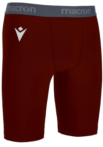 Macron Bermuda Scaldamuscoli Oak Calcio Sport Granata (M)