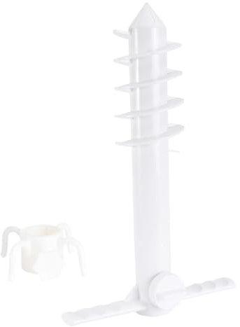 KONTONTY 2pezzi Fissaggi per Ombrellone da Spiaggia Picchetti Avvitabili in ABS Rinforzato Stabilizzatori Resistenti al Vento per Sabbia Prato e Giardino Accessori Pratici per Esterni