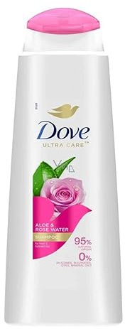 6er Pack - Dove Shampoo Ultra Care - Aloe Vera & Rosenwasser - 400ml