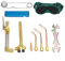 Sirxlevcy Kit de Soplete de OxíGeno y Acetileno, Kit de Soldadura, Kit de Soplete de Corte y Soldadura Fuerte, Juego de Soplete de Oxiacetileno