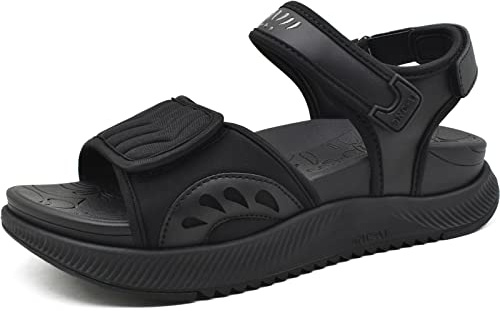 ONCAI Sandalias Mujeres Caminar,Arco Soporte Senderismo Sandalias,Ortopédica Exterior Plantilla para Fascitis Plantar,Deportivas Plataforma Slides Mujer con 3 Ajustables Correas Tamaño 36-43