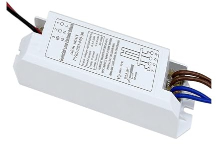 ZMZYELPECB Ballasts électroniques universels for Tube de Lampe UV 4-18W 24W 36W 55W Lampe Germicide ultraviolette Lumières de stérilisation UVC AC220V(55W)