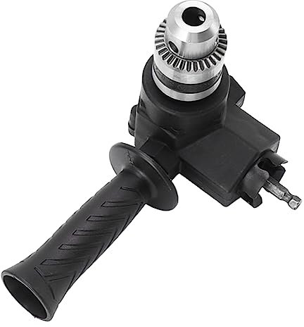 Drillinger 90-degree Angle Drill Attachment, Cordless Angular Drilling Adapter, Polishing Accessories for Hand Drilling Machines