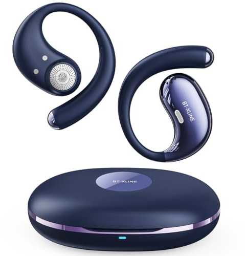 BEVCEFCC Cuffie Bluetooth Sport,Open Ear Auricolari Bluetooth 6.0,Chiamata HD ENC,36 Ore di Autonomia,IPX5,Cuffie Bluetooth Sport,Ideali Per Corsa,Palestra e Trasferte Lavorative