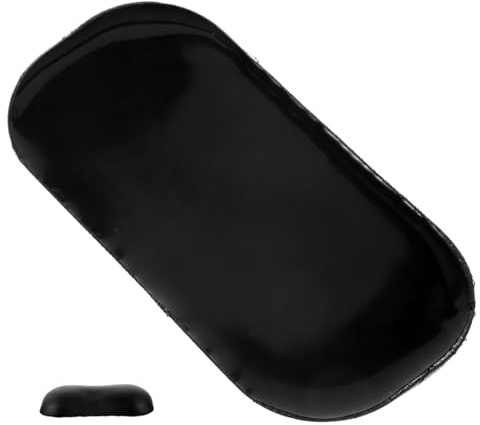 ELAYARD Ergonomische Maus handgelenkauflage aus Pu leder mit Silikongel füllung Rutschfeste Computer wrist Support für Büro und Gaming Kompatibel mit Standard maushöhen Schwarz
