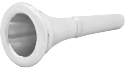 Alasum Reines und Leichtem Gewicht mit Glatter Oberfläche Kupfer Mundstück in Silber als Instrumentenzubehör Flügelhorn für Familien und Hotels