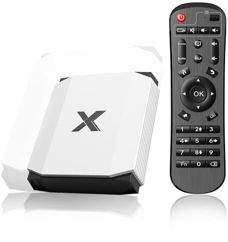 Caja Multimedia Android TV 4K Ultra HD, 4GB RAM 32GB ROM, conexión WiFi 6 Estable, Puertos USB HDMI 2.0, Ideal para Streaming de vídeo y Series de TV