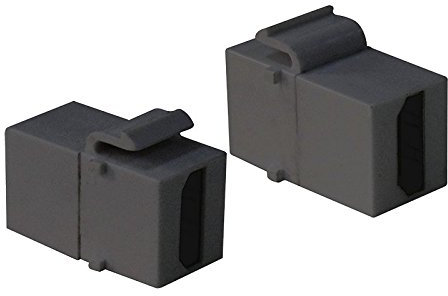 LogiLink Professional - Conector Modular Keystone HDMI Hembra a HDMI Hembra, Color Negro.