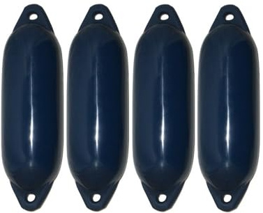 Majoni 4er-Set Bootsfender Star 55 - Farbe Navy, Länge 90cm