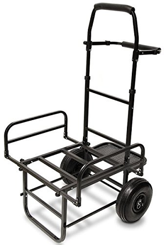 G8DS® Trolley zusammenklappbarer Transportwagen Karpfen Tacklekarre Ausrüstungswagen für`s Angeln