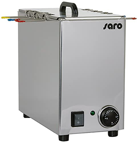 SARO Eierkocher – Für 6 Eier – Edelstahl – Regel- & Sicherheitsthermostat – Farbmarkierung – Temperatur 0–90 °C – 1,2 kW – Modell DAMO