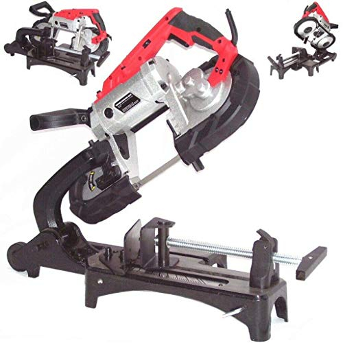 D&L Metallbandsäge Bandsäge Säge 127mm Metallsäge Horizontalbandsäge Gehrungssäge 56490 + Untergestell 56491 AWZ