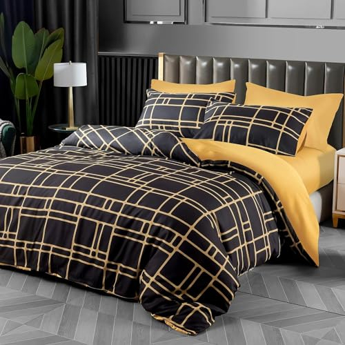 Pamposh Double Duvet Set Premium Brushed Microfiber Duvet Cover Double Ultrasoft Hypoallergenic Non Iron Luxury Bedding Sets With Zipper Closure