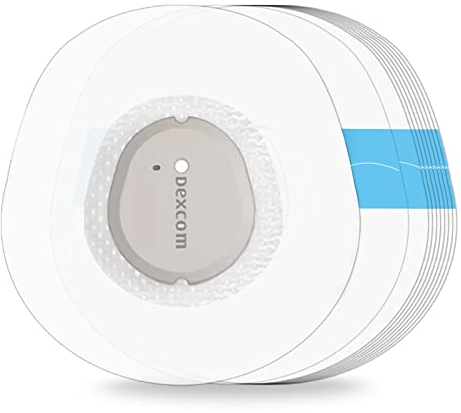 Dexcom G7 Pflaster Wasserfest 45 Stück, Fixierpflaster für Stelo,10 Tage Atmungsaktiv & Hautfreundlich