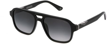 Police SPLL83 700K Nero Lucido Sunglasses Man Acetate, Navigator, 56