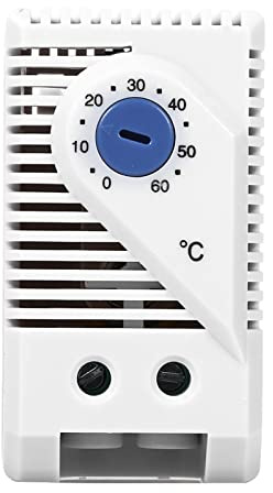 Topyond 1 Stück 0-60 ℃ Einstellbarer Kompakter Elektrischer Mechanischer Thermostat-Temperaturreglerschalter Neuer Temperatursensor-Thermostat Für Das Hausgewächshaus(KTS011)