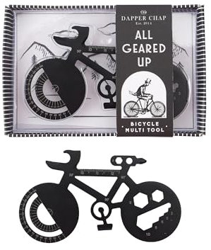 CGB Giftware | Dapper Chap Bicycle Shaped Multi Tool | Handy Tool | Cycling Enthusiast | Bike | GB07437