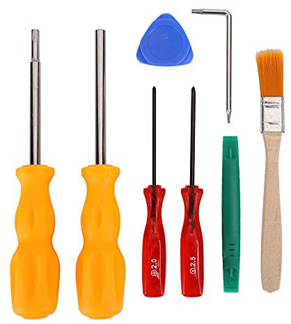 Beufee Jeu De Tournevis, Outils De Retrait De Console De Jeu, Démontage du Contrôleur, Nettoyage, Kit D'outils De Réparation, Ensemble D'outils De Poignée pour Accessoires De Jeu