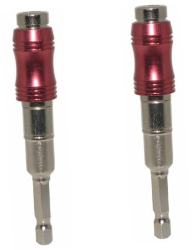 Artibetter 2pezzi Portainserti Magnetico Per Trapano Con Asta Di Estensione Flessibile e Angolo Compatibile Con Cacciaviti e Trapani Elettrici Design Robusto e Durevole Per Lavori Spazi