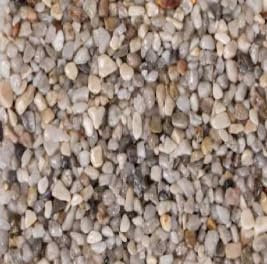 Steinteppich/Marmorkies Aussenbereich 25 kg für 2 m² + M200 Bindemittel AUSSEN 1-4mm (Natur)