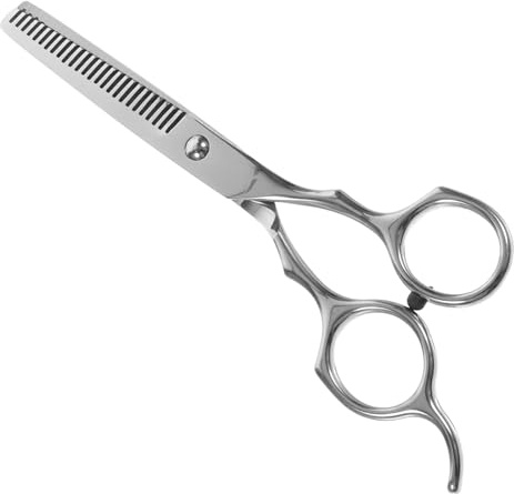 WEKADRIN Forbici Professionali Per Parrucchieri Cesoie Sfoltire Doppia Faccia Inossidabile Per Saloni e Uso Domestico Stile Casual e Funzionale