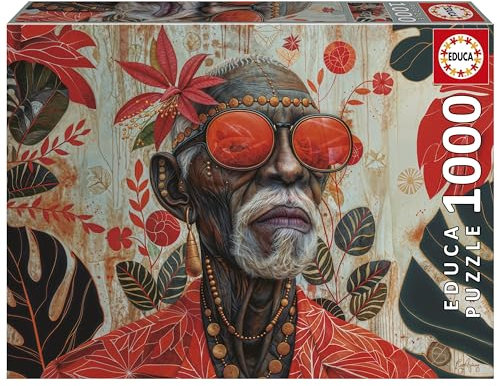 Educa - 1000-teiliges Puzzle für Erwachsene | Wächter der Tropen. Inklusive Fix Puzzle-Kleber. Maße: 68 x 48 cm. Ab 14 Jahre (20239)