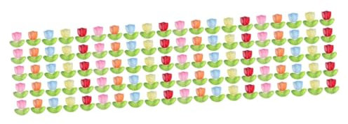 DIYEAH 480pcs Diy Tulip Beads for Jewelry Tulip Spacer Bead Bracelet Making Necklace Jewelry Craft Accessories