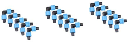 BESPORTBLE 36pièces Connecteurs Universels Barbelés pour Tuyau Irrigation Accessoires De Système Arrosage avec Verrouillage Convient pour Tubes De Bleu