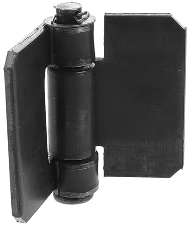 Cerniera Autochiudente per Porte Pesanti in Ferro Nero Regolabile | Costruzione Saldata Rinforzata, Montaggio Semplice, Design Staccabile, per Vano Camion e Cofano, Uso Interni