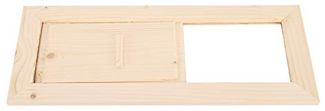 TOPINCN Rejilla de Ventilación de Aire Rectangular de Madera Ventilación Sala de Vapor Accesorio de Sauna Ajuste de la Palanca de Suministro de Aire Registros de Rejillas Rejillas de Ventilación