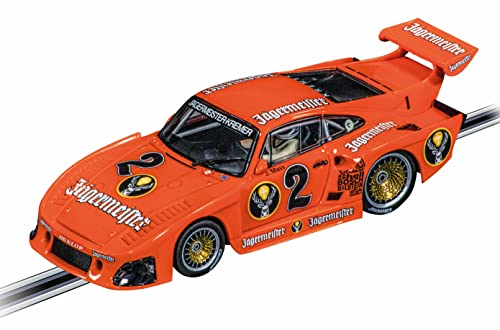 Carrera DIGITAL 132 Porsche Kremer 935 K3 Jägermeister Racing Team, No.2 Auto für Autorennbahn Set für Erwachsene & Kinder ab 8 Jahren I Rennstrecken und lizenzierte Slotcars für drinnen I bis zu 6 Spieler