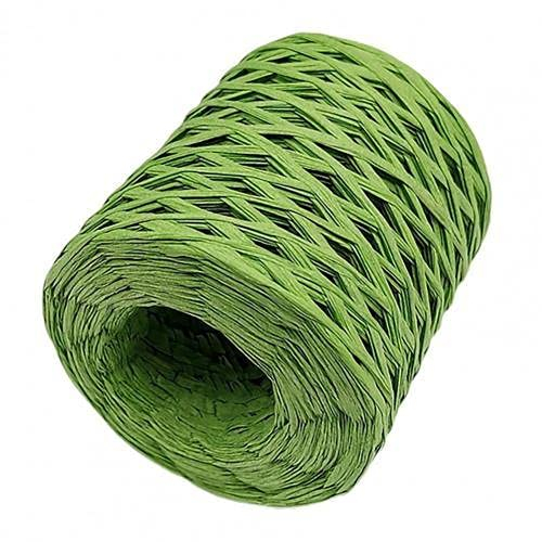 HONGE 1 Rolle Bastgarn Deko Verpackung Geschenk Bast Stroh Verpackung Papiergarn für DIY Papiergarn Backen Verpackung Gürtel Seil