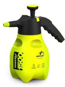 TerraDomi Premium Drucksprüher I Gartenspritze für Hobby und Gärtner I verstellbare Düse I europäische Qualität I hochwertig und robust (1,5 Liter)