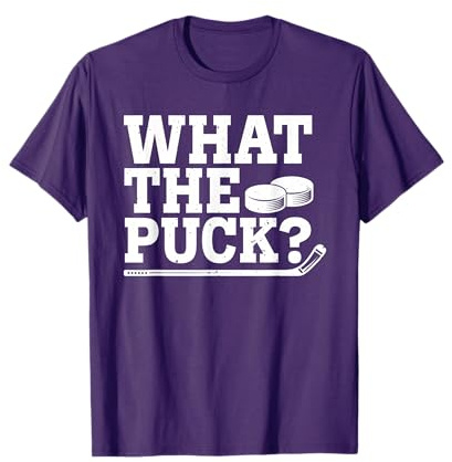 What The Puck – Sports Humor Funny Ice Hockey Player T-Shirt