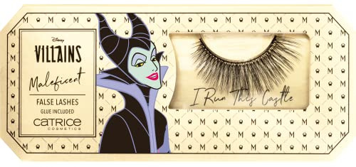 Catrice Disney Villains Maleficent False Lashes, Nr. 010 Flames, schwarz, volumengebend, sofortiges Ergebnis (1 Paar)