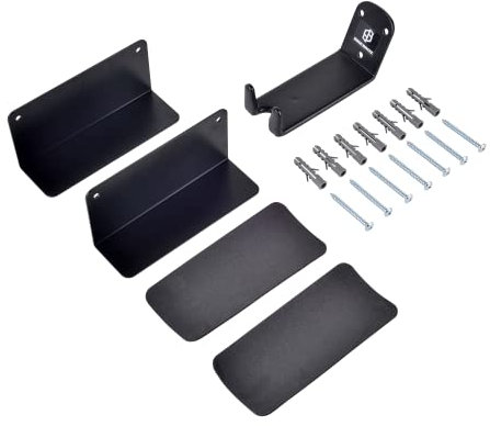 Support mural pour vélo électrique, VTT, vélo de route, etc. | Suspension Steadyrack « Harris Hang » avec matériel pour montage mural | Bike Broz Wall Mount