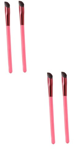 Didiseaon 4 Piezas Cepillo de cejas salvaje cepillo multiusos para cejas cepillo para cejas brocha de maquillaje cepillo en ángulo pincel de maquillaje de ojos multifunción colocar