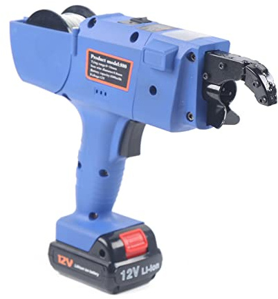 Bewehrungsverbinder Elektrische | Automatische 4500mAh Drahtbindegerät Rebar-Tier-Werkzeugset 8mm-34mm (blau)