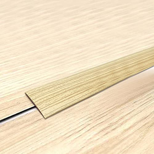 Übergangsprofil Selbstklebend PVC Abdeckleisten, Vinylboden Eiche Flachleiste Flachprofil Profil Rolle, 50mm X 3M Lang Übergangsleiste, Ausgleichsprofil von Fugen oder Übergängen aller Art