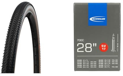 Cop.Sw 700X40 G-One R Trans-Skin Evo Suprace Tle & Unisex – Erwachsene Fahrradschlauch SV17 28/47-622/635 EK 40 mm Schlauch, schwarz, 28