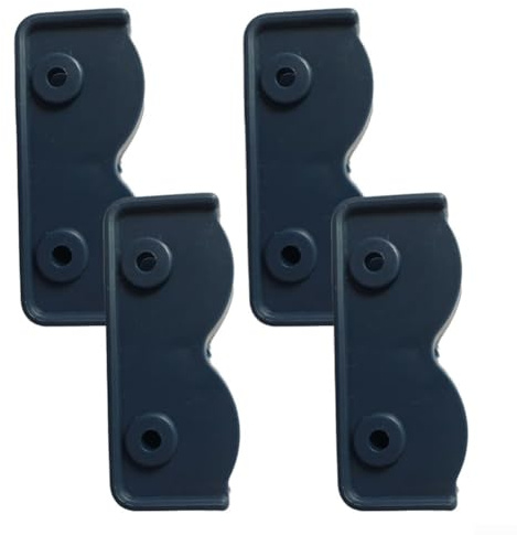 4 Stück 2-Wege-Pop-Up-Pavillon-Ersatzverbinder, Outdoor-Zelt-Zubehör, rechteckige Halterung für Pavillon-Zelt, Terrassenschirm, schwarz