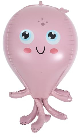 TOYANDONA Folienballon 4D Ballon Aluminiumfolie Aufblasbarer Luftballon für Partydekoration Fotohintergrund Requisite Kindergeburtstag Rosa Kreative Ballondeko