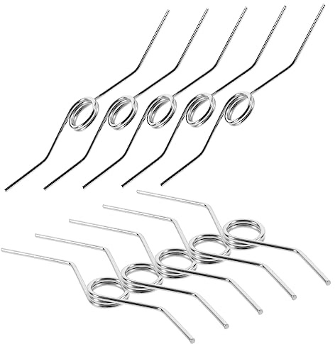 Gogogmee 10stücke Ersatzfedern Für Gartenscheren Made of Rostfreiem Stahl Thick and Stable Easy to Install Suitable for Gartenscheren and Trimmers for Replacement