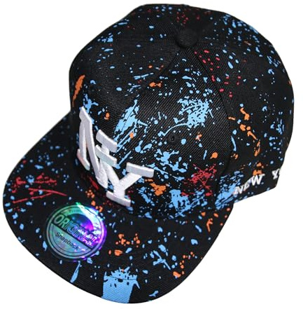 beybey NY Baseball Snapback Cap New York originelle Caps für Coole Typen (FRA blau)
