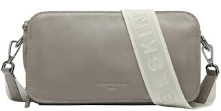 LIEBESKIND Berlin Umhängetasche „Clarice M“ I Schultertasche Leder Damen | Crossbody Bag mit verstellbaren Schulterriemen I Fächer mit Reißverschluss und Knopfverschluss