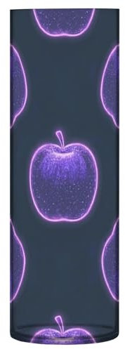 Floreros de plástico personalizados de neón fluorescente morado de 11.8 x 3.9 pulgadas, jarrón decorativo irrompible para sala de estar, dormitorio, fiesta, vaso para decoración de flores